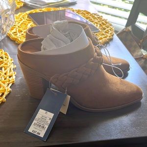 Brand new heeled booties.